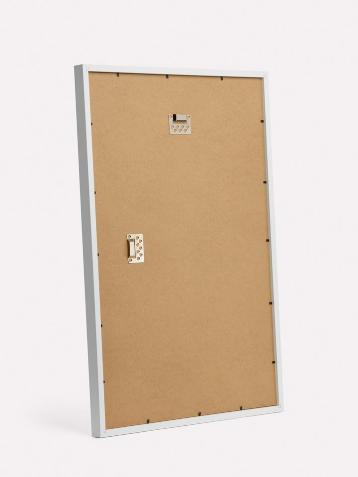 Bevelled Frame, White, 40x60 cm - Back view